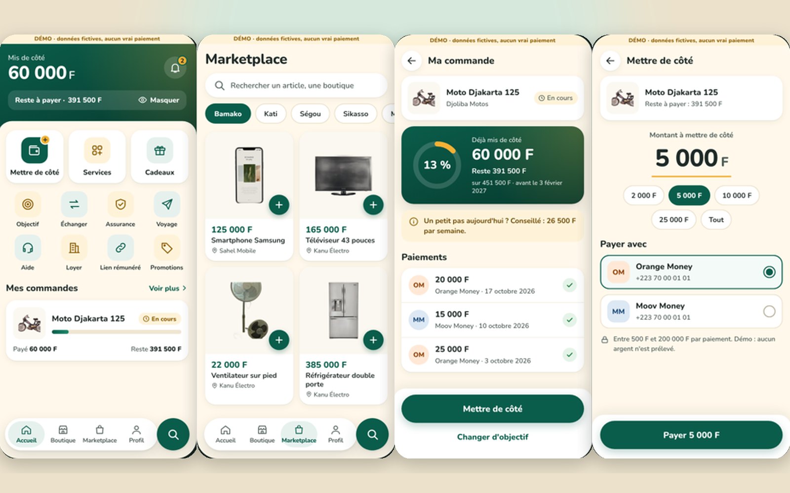 Screenshot of DoniDoni Pay